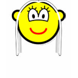 White haired buddy icon   womens_apparel_tshirt