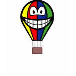 Balloon smile Colorful  womens_apparel_tshirt