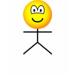 Stickfigure emoticon man  womens_apparel_tshirt