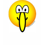 Big nosed emoticon   womens_apparel_tshirt
