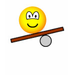 Balance board emoticon   womens_apparel_tshirt