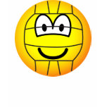 Volleyball emoticon   womens_apparel_tshirt