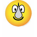 Rhino emoticon   womens_apparel_tshirt