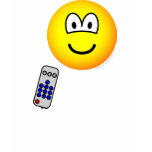 Tv remote emoticon   womens_apparel_tshirt