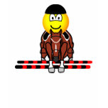 Horse show jumping emoticon Olympic sport Equestrian womens_apparel_tshirt