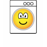 Washmachine emoticon   womens_apparel_tshirt