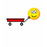 Red wagon emoticon   womens_apparel_tshirt