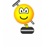 Curling emoticon   womens_apparel_tshirt