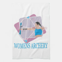 Womens Archery 2 Kitchen Towels