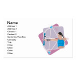 Womens Archery business cards