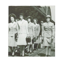 Women's Army Auxiliary Corp Recruits 1942 Memo Pads