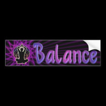 Women's ~ Balance: Meditation & Sacred Geometry bumper stickers