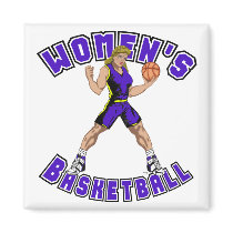 Women's Basketball 2 magnets