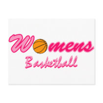 Women's basketball Logo postcards by shopaholicchick Women's basketball Logo postcards