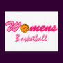 Women's basketball Logo Post Cards