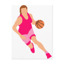 Women's basketball Logo postcards by shopaholicchick Women's basketball Logo postcards