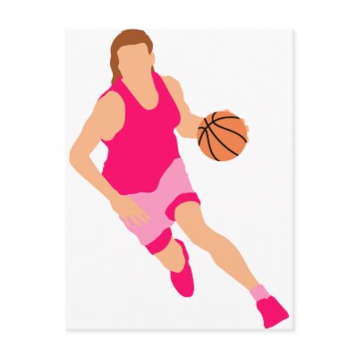 Women's basketball Logo Postcards by shopaholicchick
