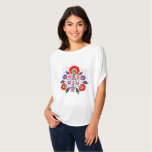 Women's Bella+Canvas Flowy Circle Top-folk T-shirt
