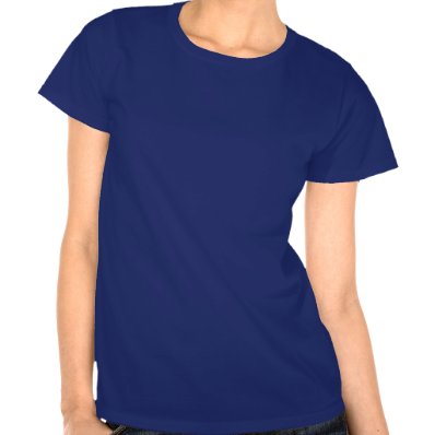 Women&#39;s blue Keep calm and presby on T-shirt