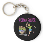 Womens Bowling Team keychains
