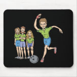 Womens Bowling Team Mouse Pad
