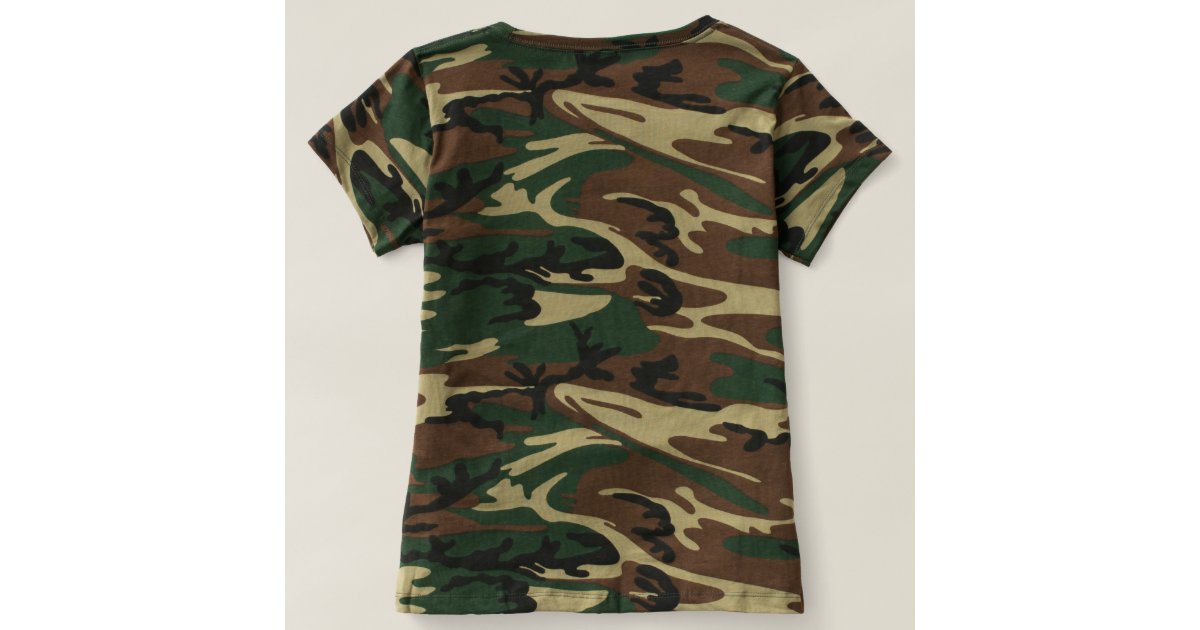 Women's Camouflage TShirt Zazzle