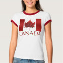 Women's Canada Flag T-shirt Souvenir T-Shirt / Tee