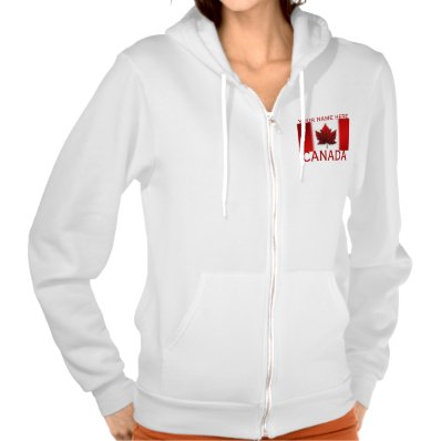 Women&#39;s Canada Hoodie Personalized Canada Shirt