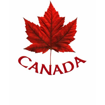 Women's Canada Maple Leaf T-Shirt Souvenir Shirt by artist_kim_hunter