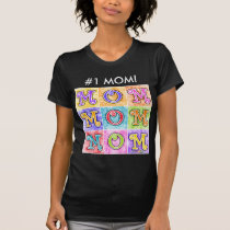 Women's Dark Tees - MOM Pop Art t-shirts
