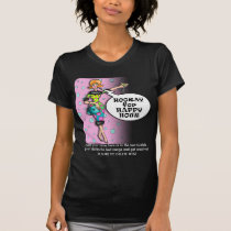 Women's Dark Tees - Polka Dot Martini Diva t-shirts