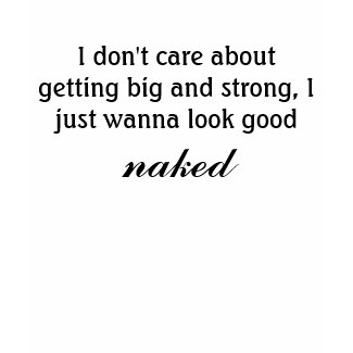 Women's Destroyed Big, Strong, Naked Top shirt