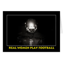 Womens football card