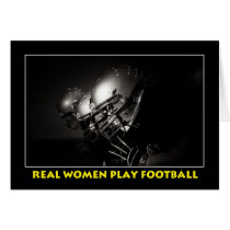 Women's football card