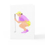 Womens Golf Greeting Cards