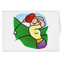 Womens Golf cards