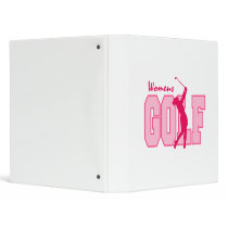 Women's Golf Pink Binder