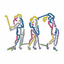 Women's Golf Sequence embroidered shirts by ZazzleEmbroidery Women's Golf Sequence embroidered shirts