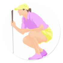 Womens Golf stickers