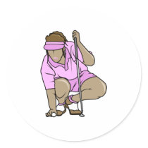 Womens Golf stickers