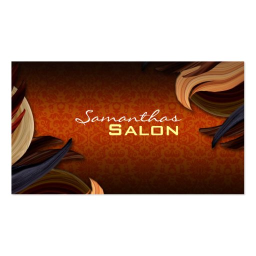 Women's Hair Business Cards