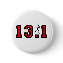 Womens half marathon buttons