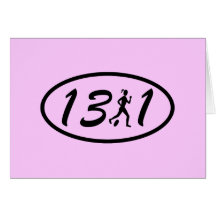Womens half marathon card