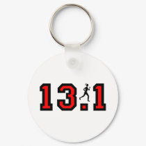 Womens half marathon keychains
