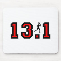 Womens half marathon mouse pads