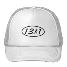 Womens half marathon trucker hats
