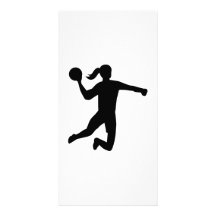 Womens handball photo cards