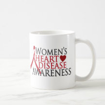Women's Heart Disease Awareness Coffee Mugs