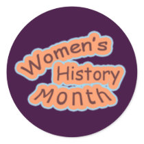 Women's History Month stickers