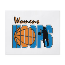 womens hoops basketball design flyer design